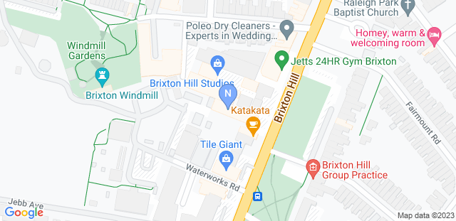 Map to New School BJJ Brixton